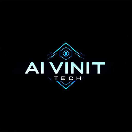AI Design for Design a logi for YouTube ai tech channel name AI VINIT TECH