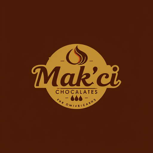 AI Design for Dubai Mak'ci Chocolate Logo