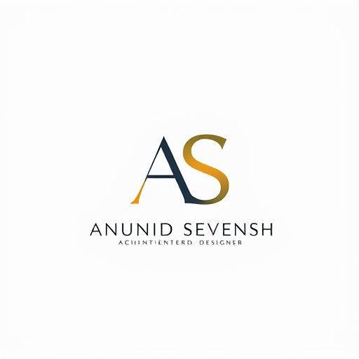 AI Design for Design a logo for a architect and interior designer with initials of a and s. the full name is ankur and servesh. design logo with a and s. logo should be very creative and it should have a story behind that logo. logo should be very simple, clear and extreamly creative.