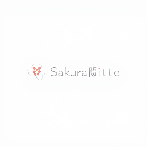 Professional logo design. Create a minimalist and elegant logo for a Japanese food delivery app named SakuraBite. The logo should:Feature the name “SakuraBite” written in Japanese characters:→ Use サクラバイト (Katakana for "SakuraBite")Incorporate a cherry blossom (sakura) element — either as a soft pink flower icon, or subtly integrated into the textUse a clean Japanese aesthetic — minimal, delicate lines, light pink and white color scheme, optional black or gray for textTypography should resemble handwritten or brush-style Japanese calligraphy or a modern Japanese sans-serif fontMake it versatile for use on app icons, splash screens, and headers