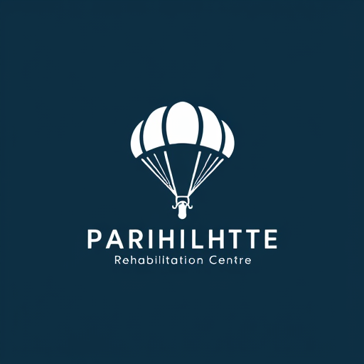 AI Design for parachute logo for rehabilitation centre