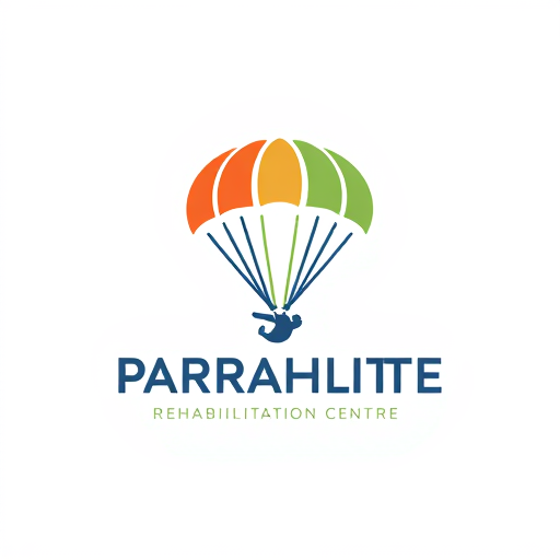 AI Design for parachute logo for rehabilitation centre