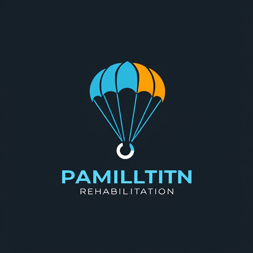AI Design for parachute logo for rehabilitation 