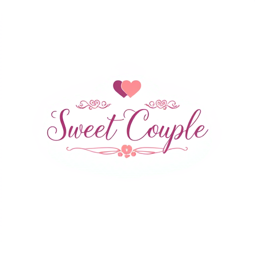 AI Design for Sweet Couple text