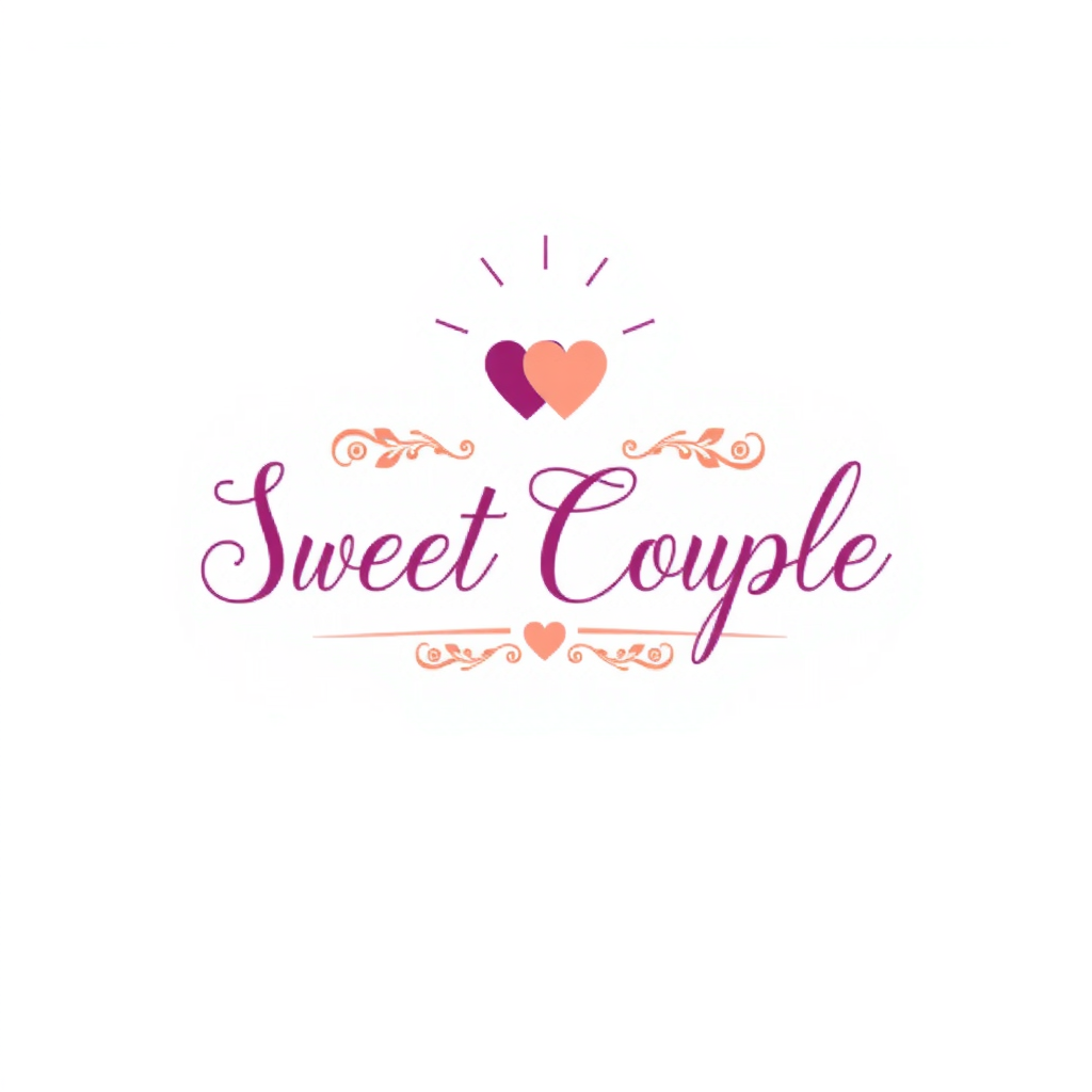 AI Design for Sweet Couple text