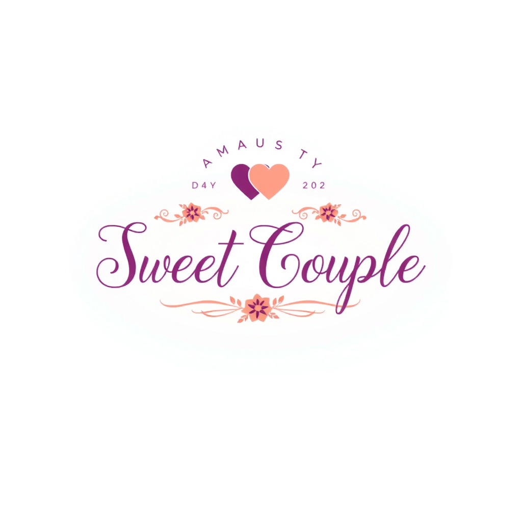 AI Design for Sweet Couple text