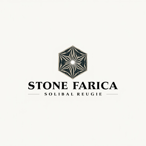 AI Design for create a logo for a granite company called stone fabrica, should have some sort of granite element to it