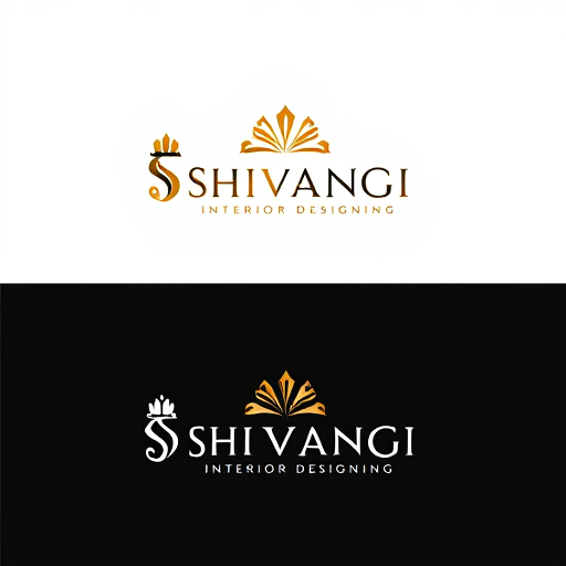 AI Design for classy logos for shivangi interior designing company