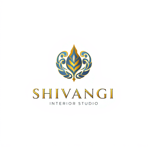 AI Design for luxury logos for shivangi interior studio company give me logos with intetior images
