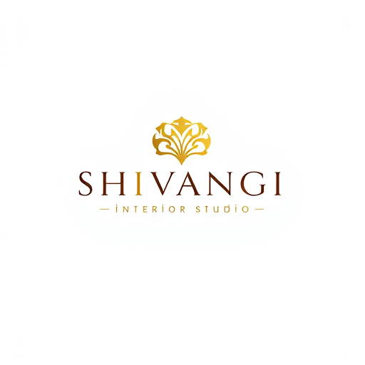 AI Design for luxury logos for shivangi interior studio company give me logos with intetior images