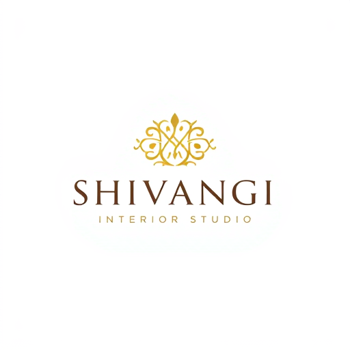 AI Design for luxury logos for shivangi interior studio company give me logos with intetior images