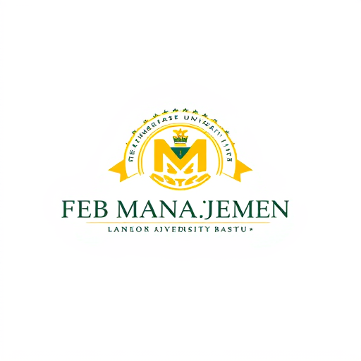 AI Design for FEB MANAJEMEN 1E UNIVERSITY LABUHAN BATU color yellow