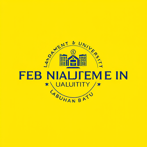 AI Design for FEB MANAJEMEN 1E UNIVERSITY LABUHAN BATU color yellow