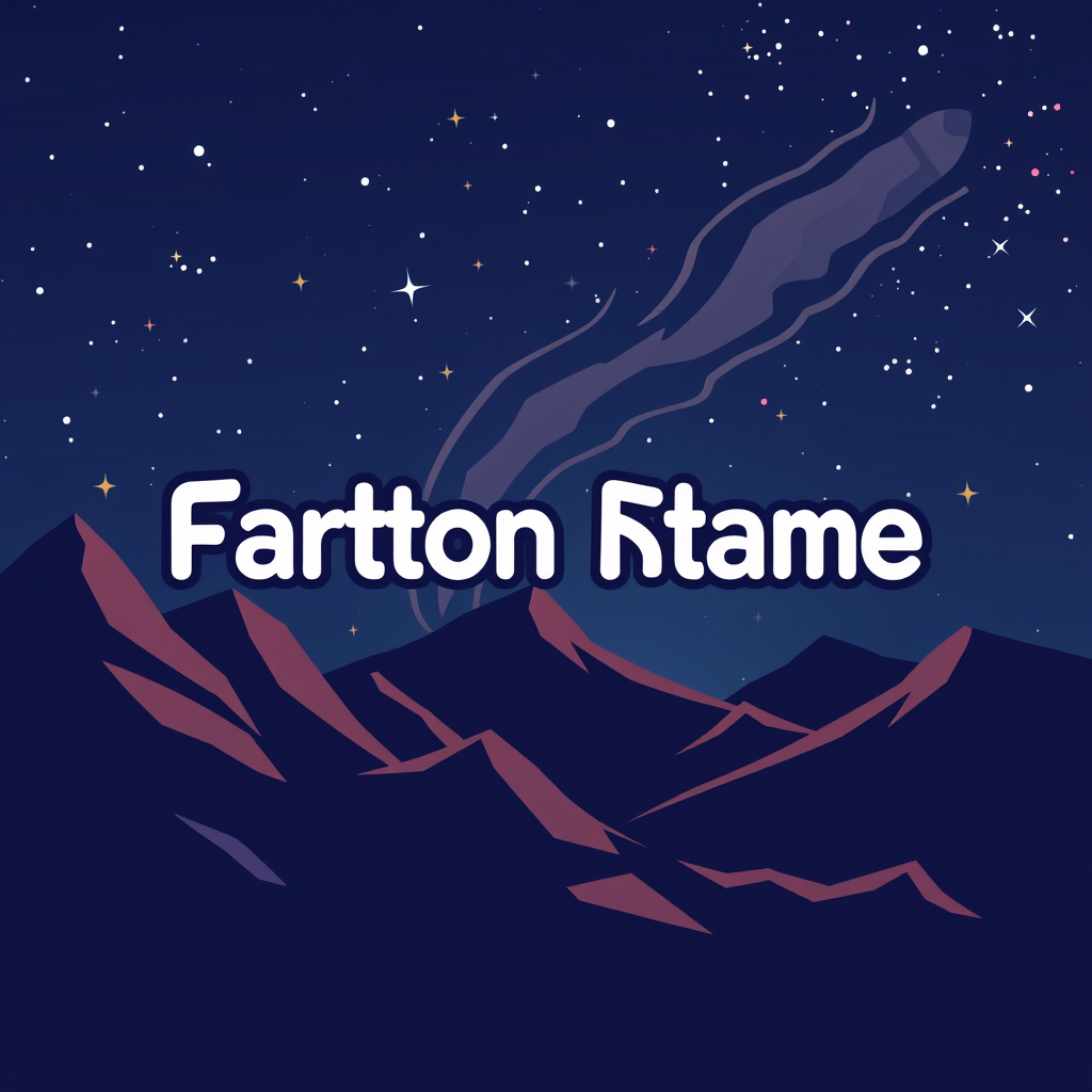AI Design for Add a text name Cartoon Galaxy
