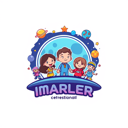 AI Design for Cartoon galaxy with animated attractive characters