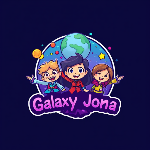 AI Design for Cartoon galaxy with animated attractive characters