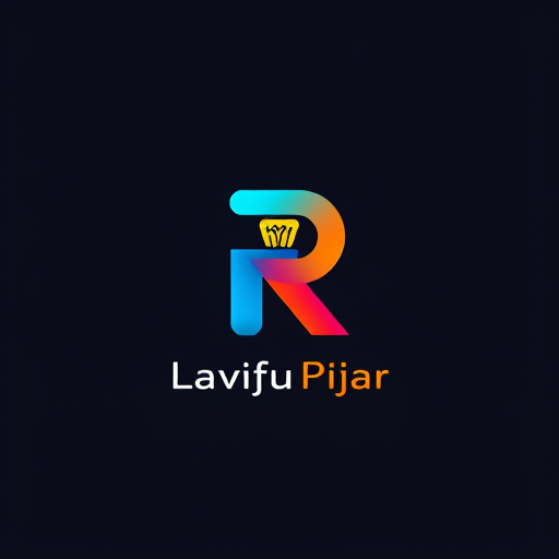 AI Design for Buatkan logo berbentuk gabungan huruf kapital R dan Ikon Lampu pijar
