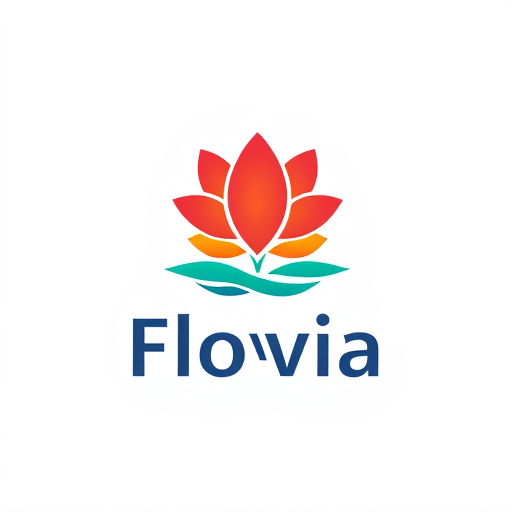 Professional logo design. Flovia