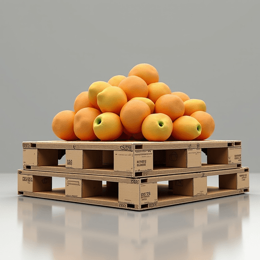 AI Design for Design a cardboard pallet
