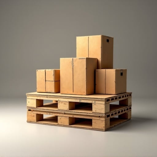 AI Design for Design a cardboard pallet