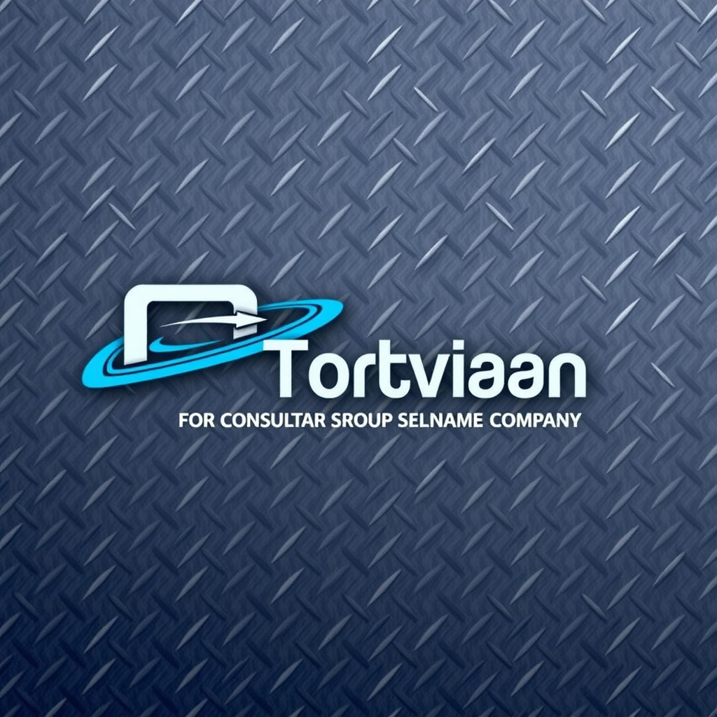 AI Design for Create a brand logo for car consulting company with name "Torviaan" with single color background
