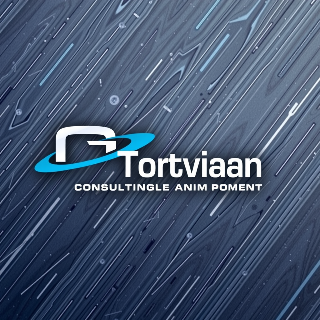 AI Design for Create a brand logo for car consulting company with name "Torviaan" with single color background