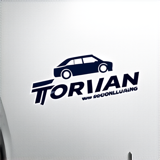 AI Design for Create a brand logo for car consulting company with name "Torviaan"