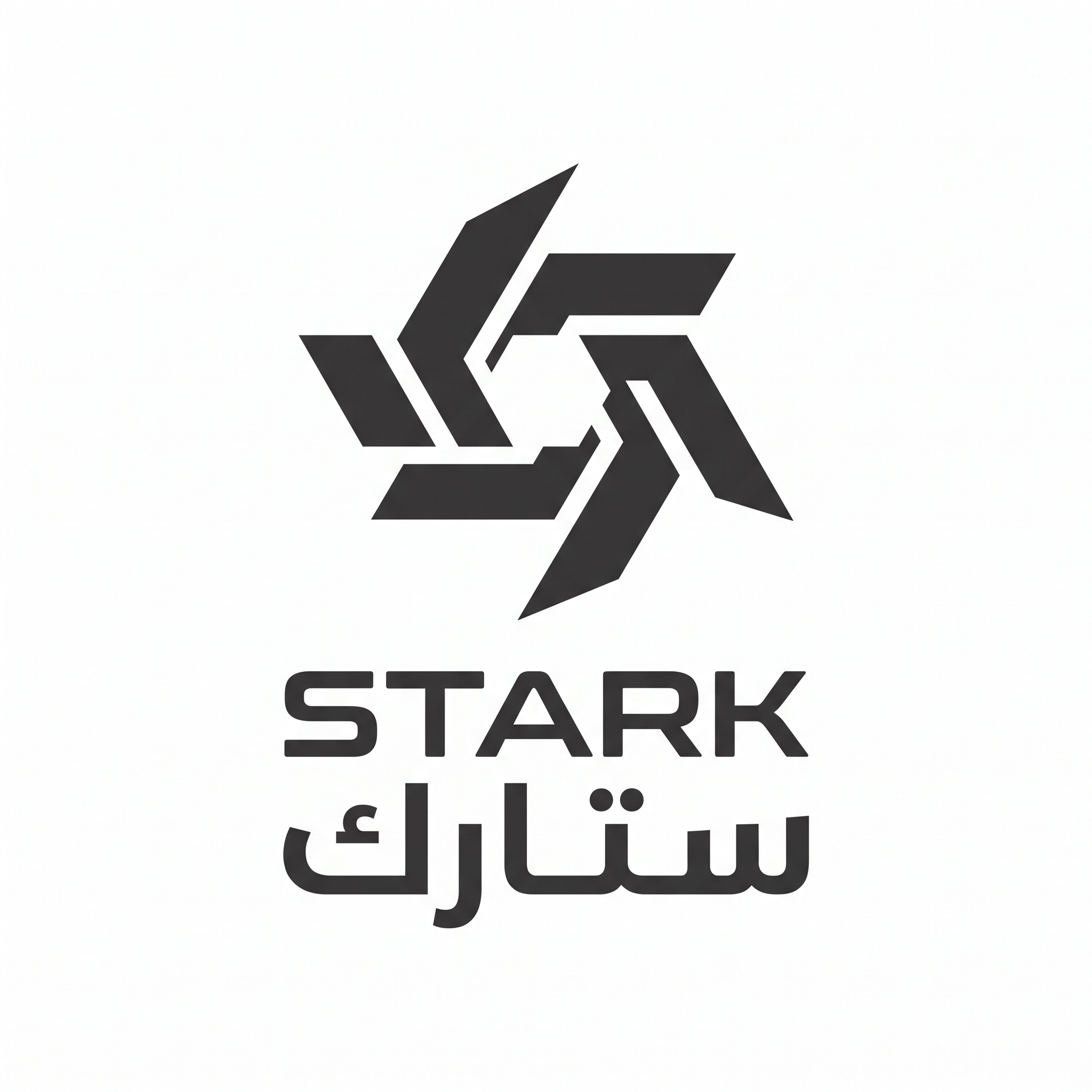 AI Design for Create a futuristic corporate logo for "STARK | ستارك".
Design an abstract symbol that creates a subtle time-shift illusion using only simple geometric forms.
The logo should communicate:
- Future engineering
- Intelligent energy
- Innovation
- Precision
Design style:
Ultra minimal,
optical illusion,
clean geometry,
luxury industrial branding.
Output:
Flat vector logo,
pure white background,
no gradients,
no shadows,
no textures.