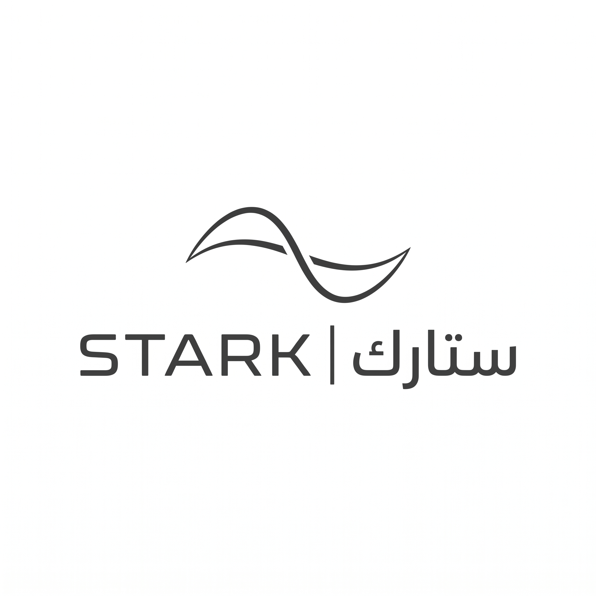 AI Design for Design a world-class futuristic minimalist logo for "STARK | ستارك".
Create a unique abstract symbol inspired by a silent energy pulse moving through space.
The symbol should be:
- Extremely simple
- Elegant
- Futuristic
- Memorable
- Technological
Design style:
Minimal line geometry,
subtle movement,
balanced proportions,
inspired by aerospace and future technology branding.
Avoid:
lightning bolts,
gears,
buildings,
electronics,
traditional engineering symbolism.
Typography:
Create a clean futuristic wordmark for "STARK" with matching Arabic "ستارك".
Presentation:
Raw logo concept,
pure white background,
flat vector artwork,
no shadows,
no mockups,
no gradients.