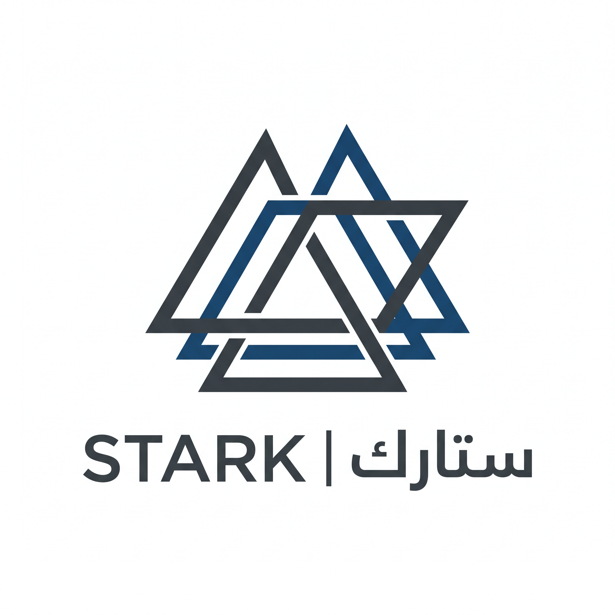AI Design for Create a futuristic corporate logo for "STARK | ستارك".
Design an abstract symbol that creates a subtle time-shift illusion using only simple geometric forms.
The logo should communicate:
- Future engineering
- Intelligent energy
- Innovation
- Precision
Design style:
Ultra minimal,
optical illusion,
clean geometry,
luxury industrial branding.
Output:
Flat vector logo,
pure white background,
no gradients,
no shadows,
no textures.