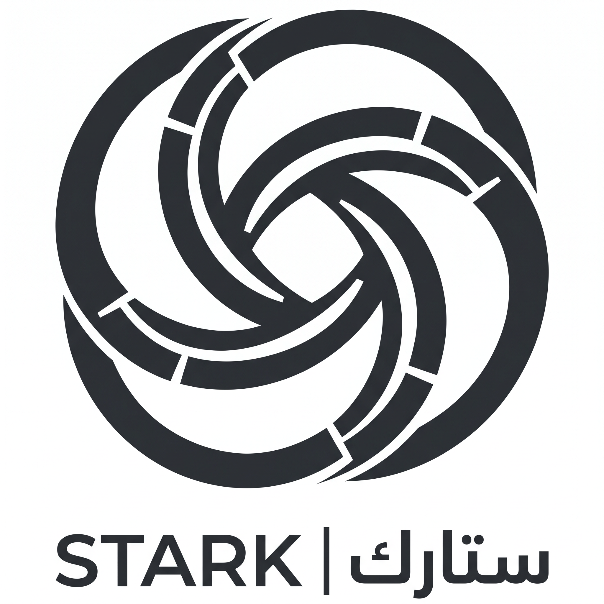 AI Design for Create a futuristic corporate logo for "STARK | ستارك".
Design an abstract symbol that creates a subtle time-shift illusion using only simple geometric forms.
The logo should communicate:
- Future engineering
- Intelligent energy
- Innovation
- Precision
Design style:
Ultra minimal,
optical illusion,
clean geometry,
luxury industrial branding.
Output:
Flat vector logo,
pure white background,
no gradients,
no shadows,
no textures.