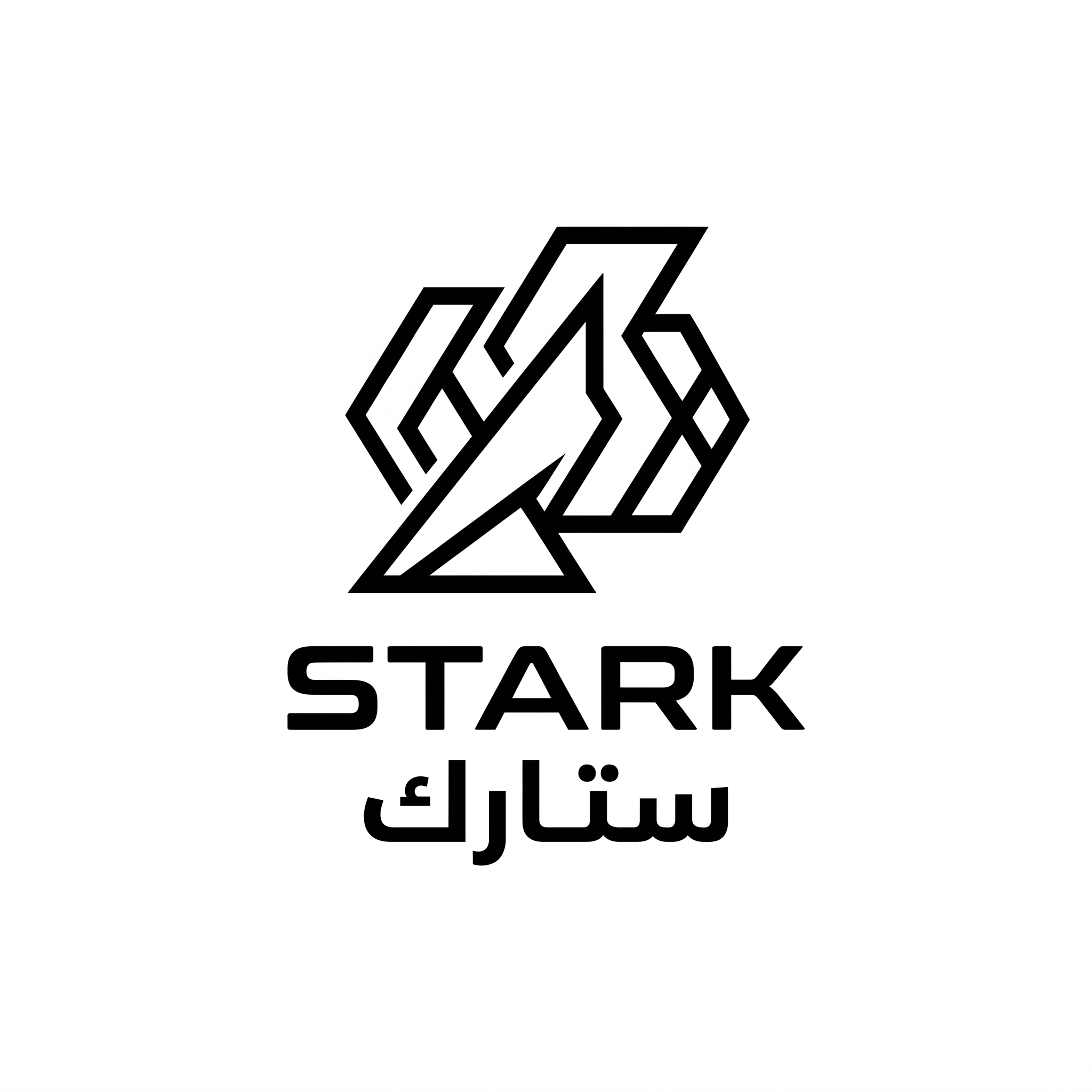 AI Design for Create a futuristic corporate logo for "STARK | ستارك".
Design an abstract symbol that creates a subtle time-shift illusion using only simple geometric forms.
The logo should communicate:
- Future engineering
- Intelligent energy
- Innovation
- Precision
Design style:
Ultra minimal,
optical illusion,
clean geometry,
luxury industrial branding.
Output:
Flat vector logo,
pure white background,
no gradients,
no shadows,
no textures.