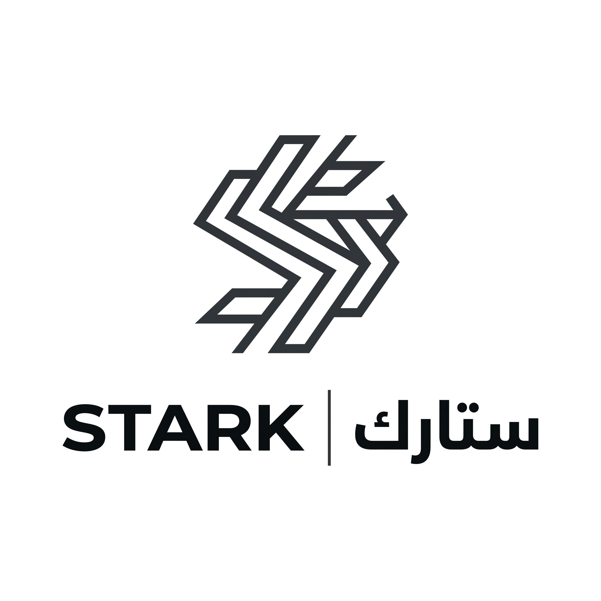 AI Design for Create a futuristic corporate logo for "STARK | ستارك".
Design an abstract symbol that creates a subtle time-shift illusion using only simple geometric forms.
The logo should communicate:
- Future engineering
- Intelligent energy
- Innovation
- Precision
Design style:
Ultra minimal,
optical illusion,
clean geometry,
luxury industrial branding.
Output:
Flat vector logo,
pure white background,
no gradients,
no shadows,
no textures.
