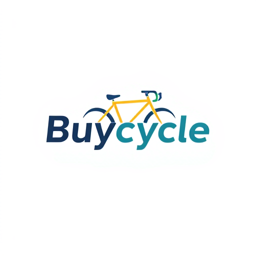 AI Design for cycle should be in the letters of the word 'Buycycle' itself