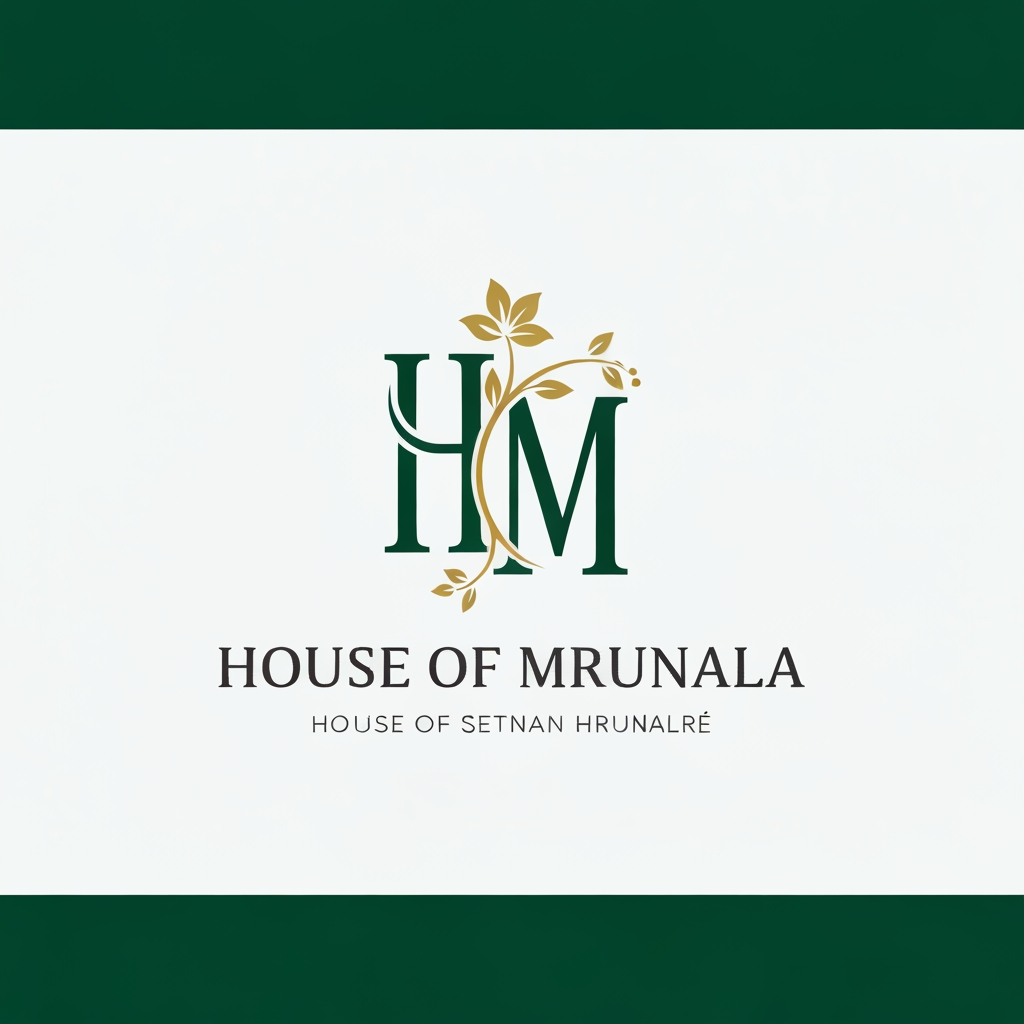 AI Design for create a Boutique Logo for "HOUSE OF MRUNALA"
