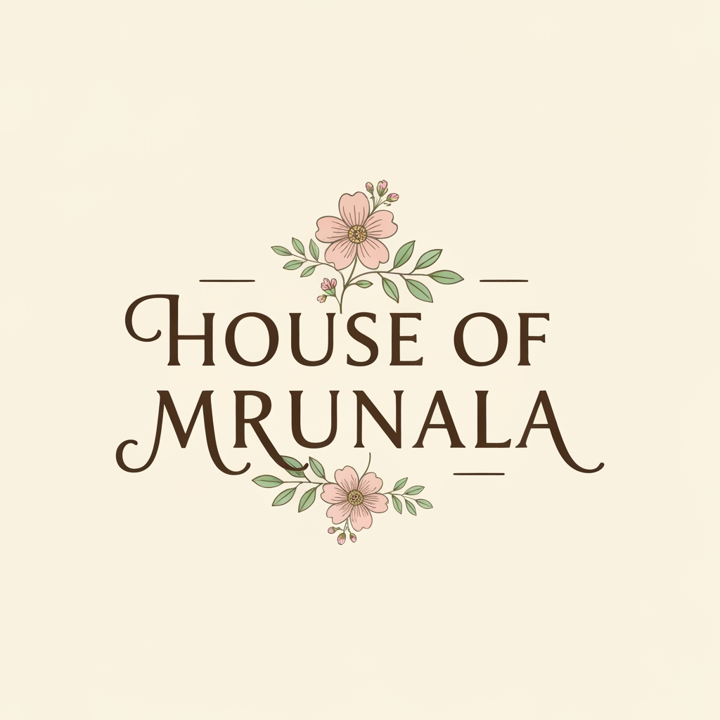 AI Design for create a Boutique Logo for "HOUSE OF MRUNALA"