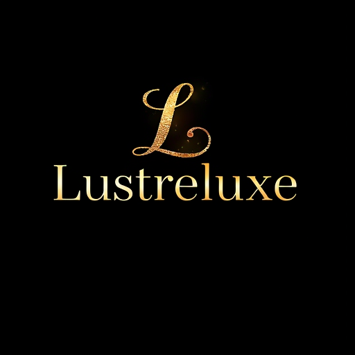 AI Design for The logo for "Lustreluxe" should focus on a luxurious, metallic letter "L" with shimmering effects in gold, silver, or rose gold, complemented by elegant, modern typography for the full brand name, symbolizing high-end gifts and ornaments.