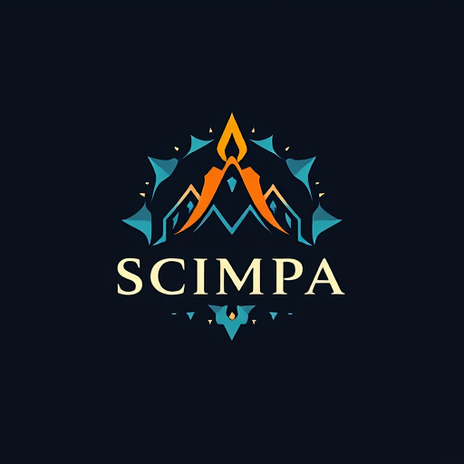 AI Design for logo scimpa annivesary art