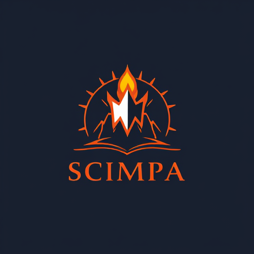 AI Design for logo scimpa annivesary art