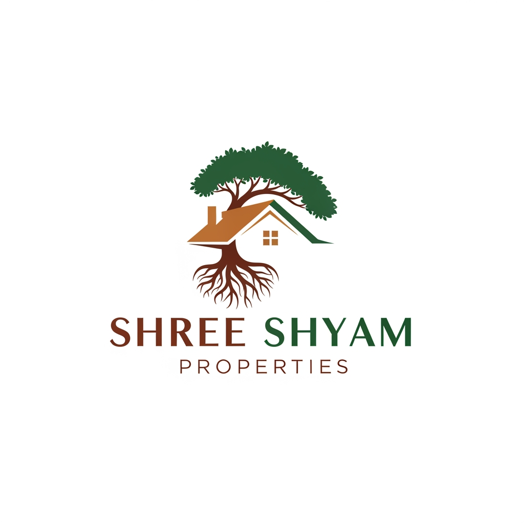 Make a logo for a company related to property which name is shree shaym