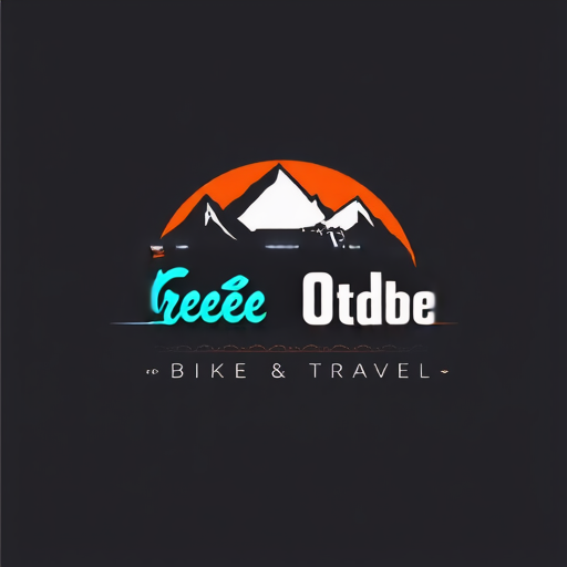 AI Design for creeate youtube logo for my channel that contain bike & travel ..write ODEE in place of youtube