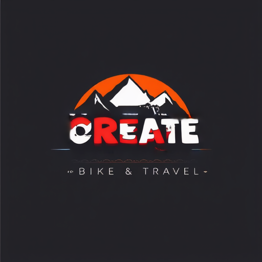 AI Design for creeate youtube logo for my channel that contain bike & travel ..write ODEE in place of youtube