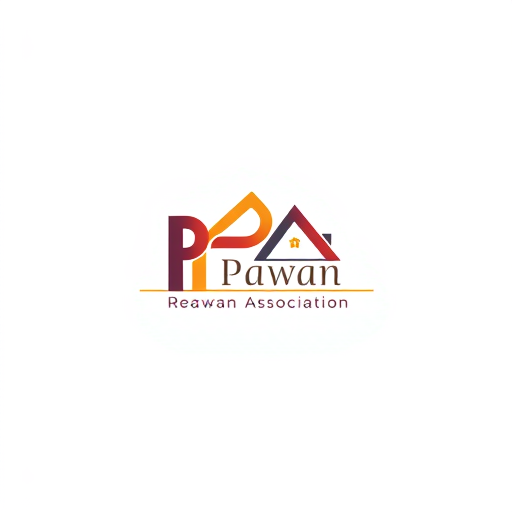 AI Design for its Pawan Association (Combine P and A on the behalf of this) it is a real estate association make it more simpler in terms of only i want "P" and "A" in the logo