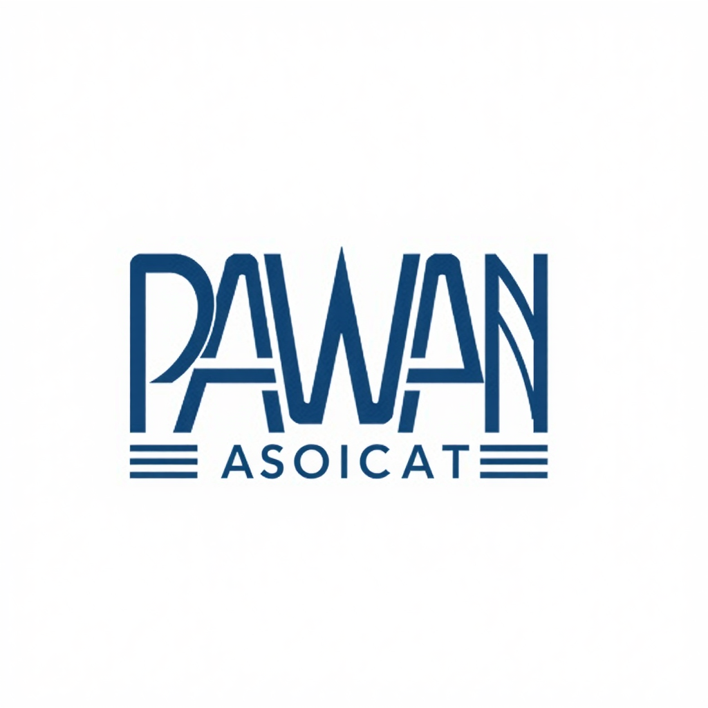 AI Design for PAWAN ASSOCIATES (I want only "P" and "A" in logo)