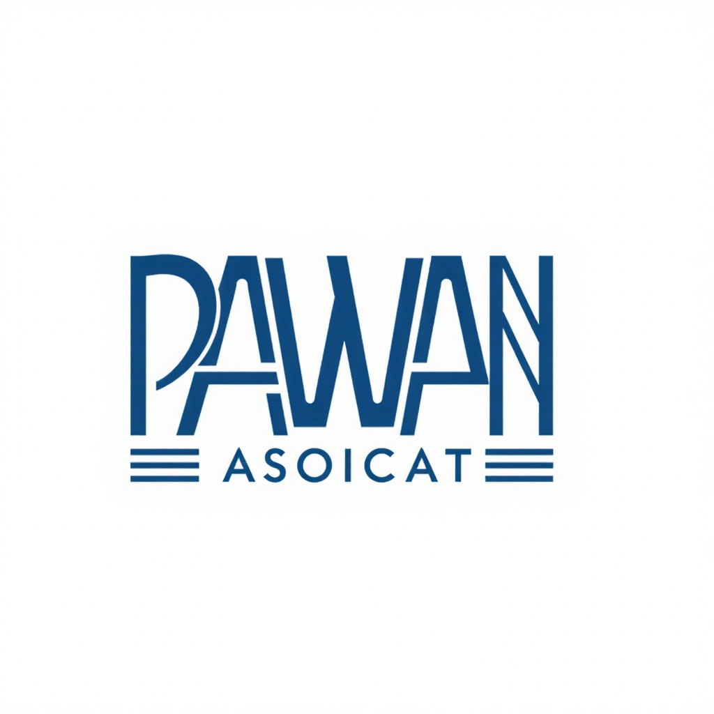 AI Design for PAWAN ASSOCIATES (I want only "P" and "A" in logo)
