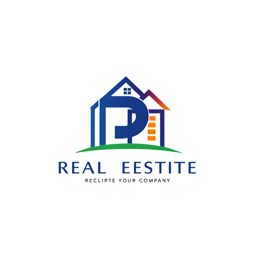 AI Design for i want a logo for my real estate company combined with P and A
