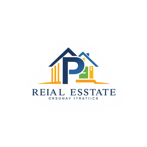 AI Design for i want a logo for my real estate company combined with P and A