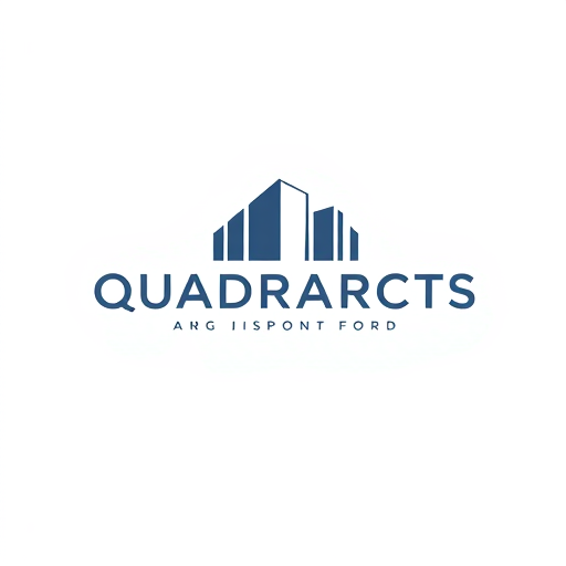 AI Design for make an architectural firm logo with this name QUADRARCTS