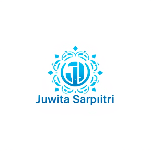 AI Design for reate a logo with the AI code, the name Juwita Sapitri, a student at Dumai University