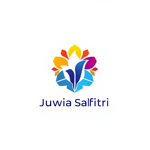 AI Design for Make an attractive, colorful logo for a student named Juwita Safitri